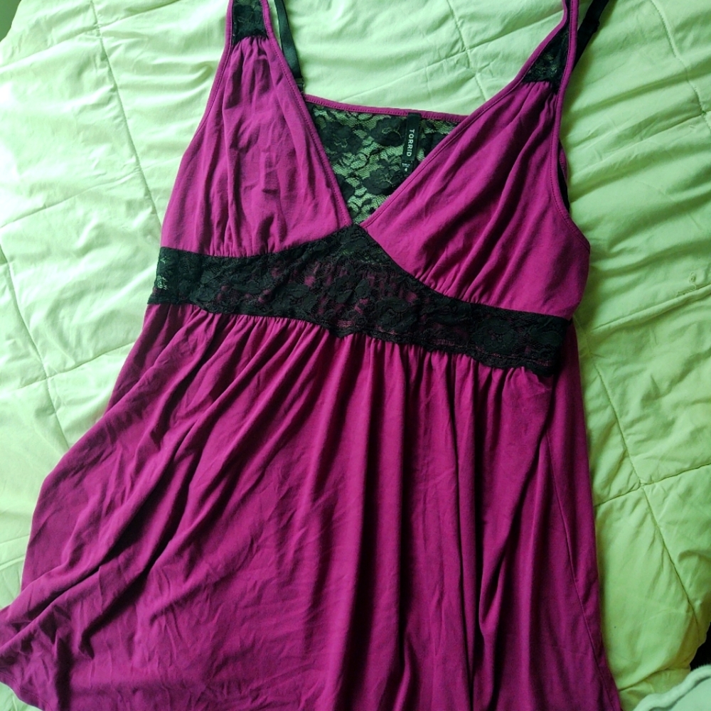 Torrid Size 4 purple nightgown